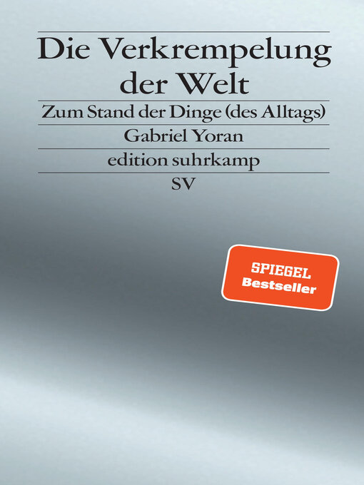Cover image for Die Verkrempelung der Welt
